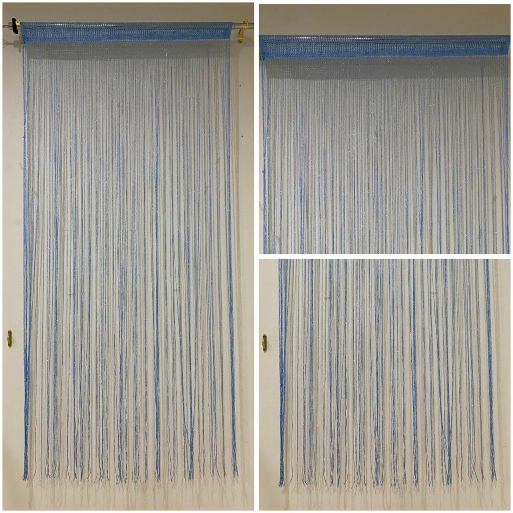 KONG TIRAI RUMBAI BIRU LEBAR 100 CM TINGGI 200 CM gorden