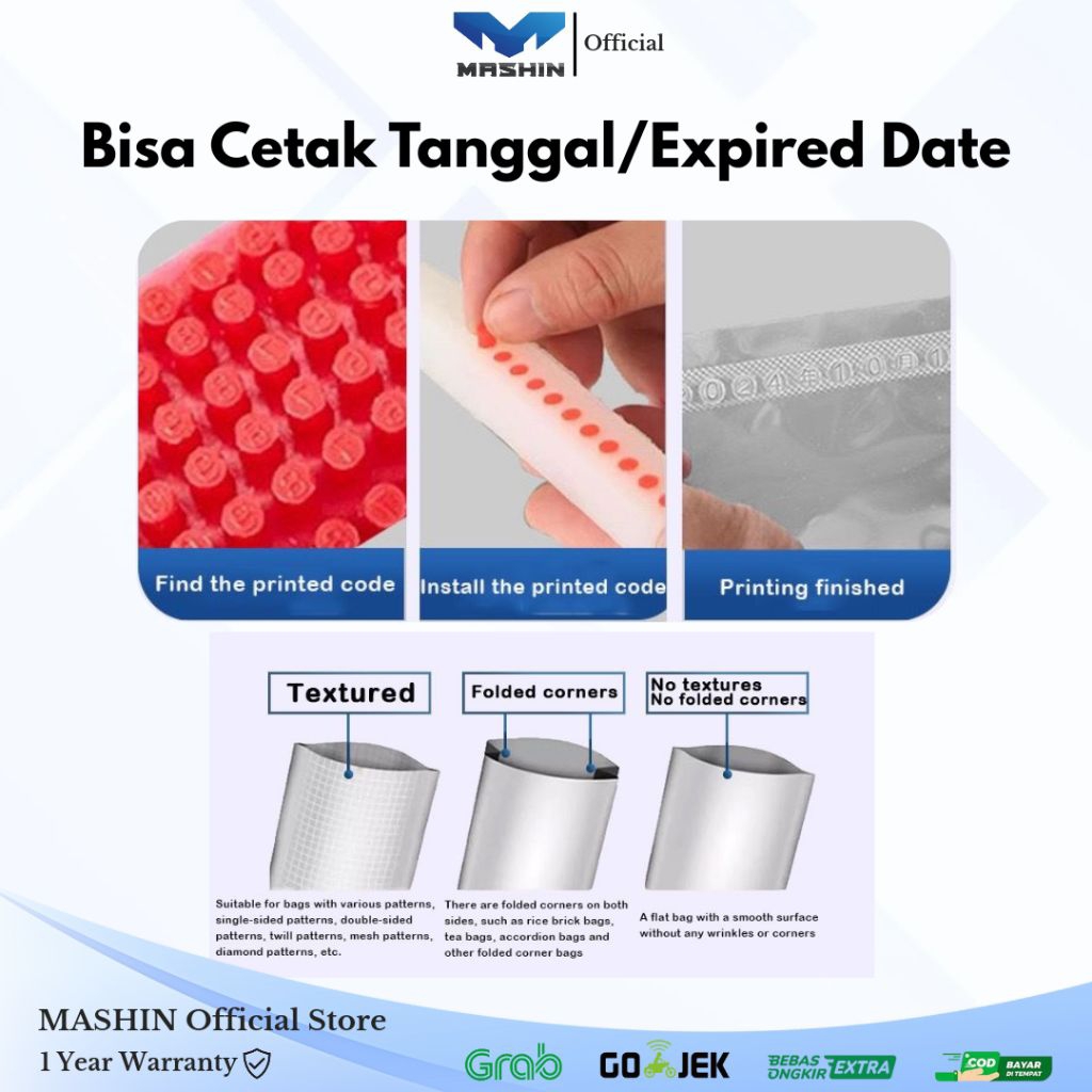 Mashin - Vacuum Sealer Mesin Sedot Hampa Udara Otomatis - Gambar 2