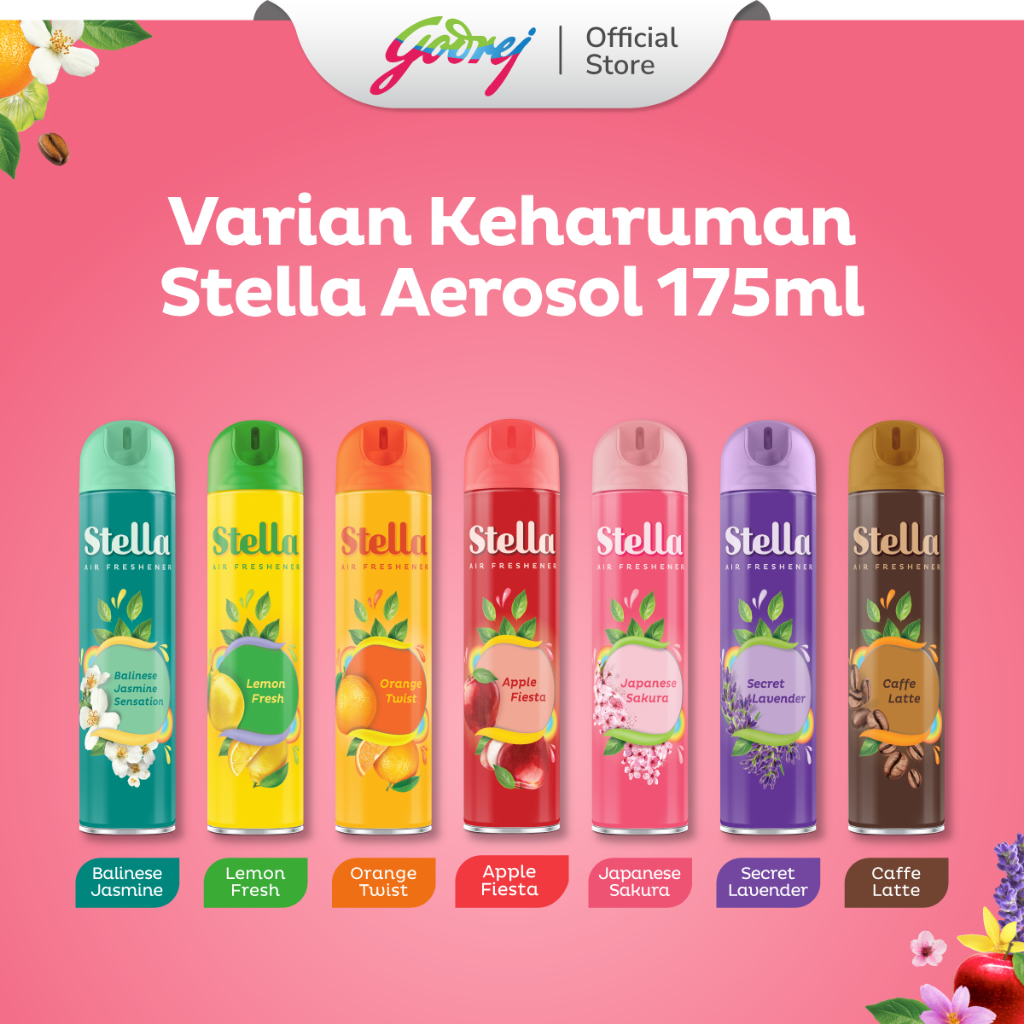 Stella Aerosol Japanese Sakura 175ml - Gambar 3