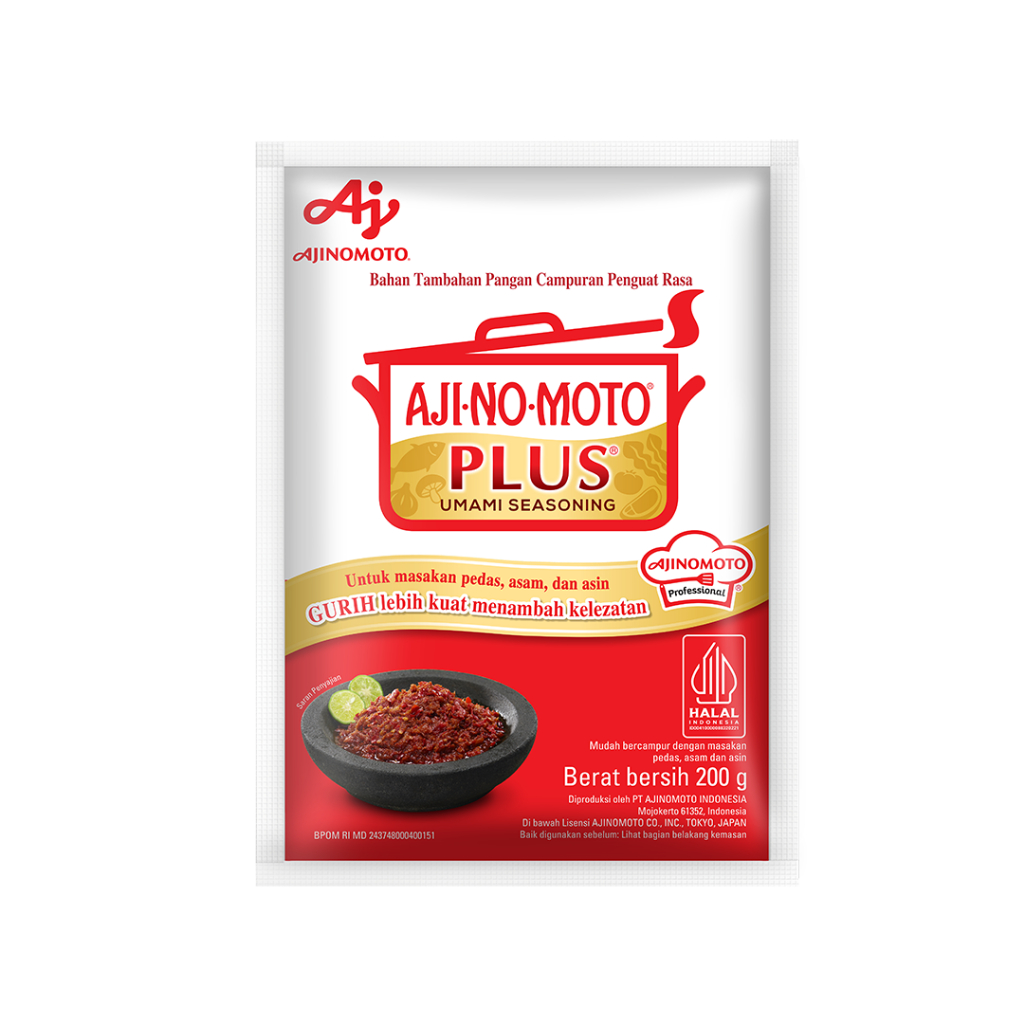Ajinomoto Plus MSG 200G 3pcs Lebih Gurih Irit - Gambar 2