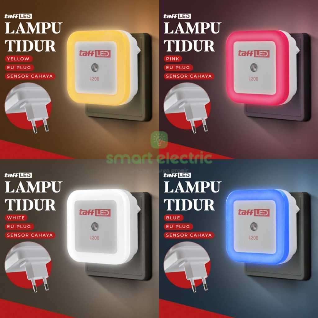 CAHAYA TaffLED Automatic LED Light Sensor Night Light Good | Shopee ...