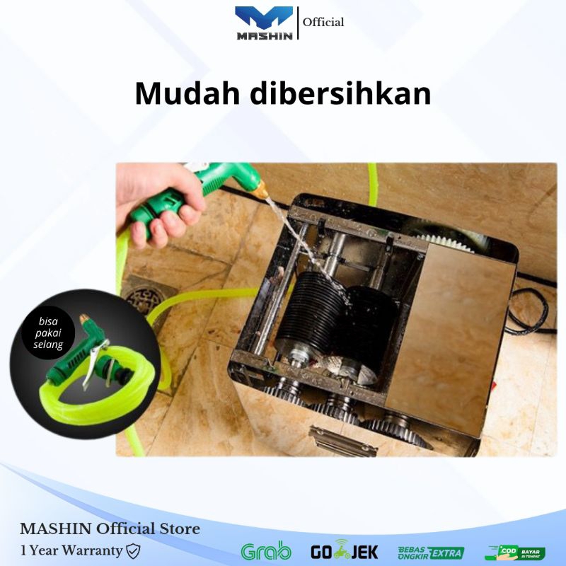 Mashin - Mesin Potong Daging Multifungsi Elektrik Otomatis Dadu, Iris, Cincang Panjang - Gambar 4