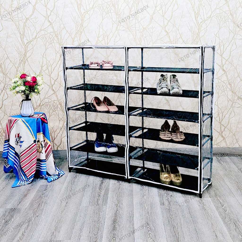 Nine BOX 12 SPACE SHOE RACK / 12 Room Cover Shoe Rack / jumbo shoe rack ...