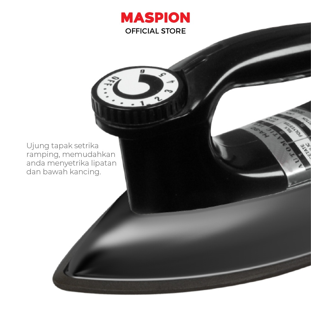 Maspion Setrika Automatic Iron HA-90 Blackberry - Gambar 4