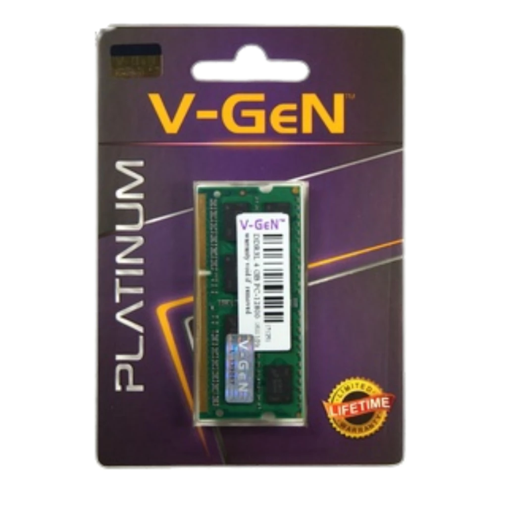 V-GEN Platinum Sodim Ddr3 4Gb/8Gb Pc-12800 - Gambar 2