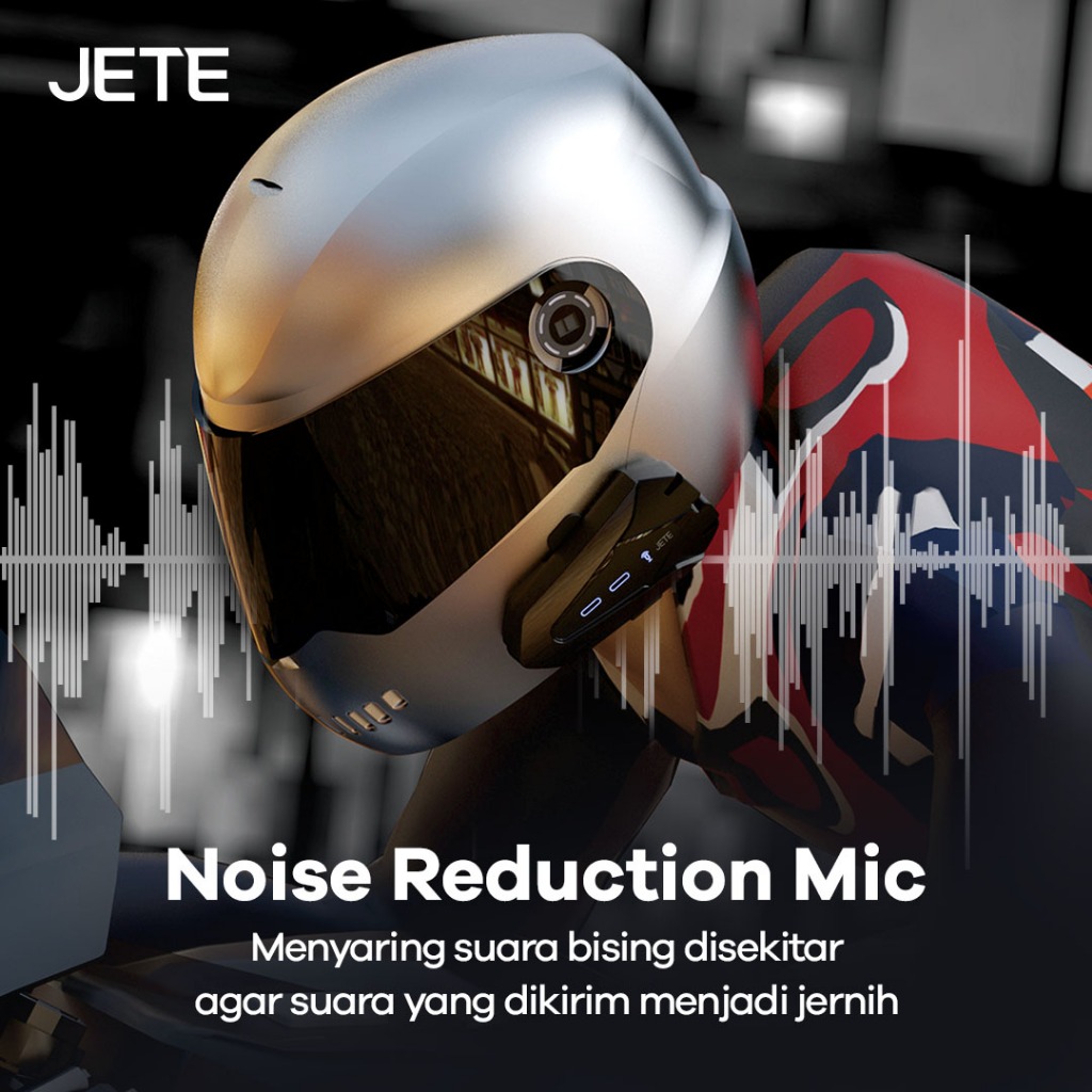 JETE RH1 Helmet Headset Bluetooth IPX6 Helm Motor NOT Intercom with Microphone BT 5.4 Garansi Resmi - Gambar 2