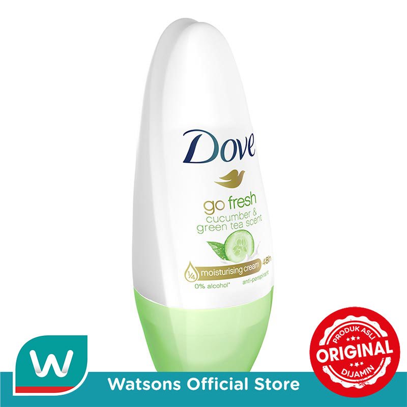 Dove Roll On Deodorant Go Fresh Cucumber & Green Tea 40ml - Gambar 3