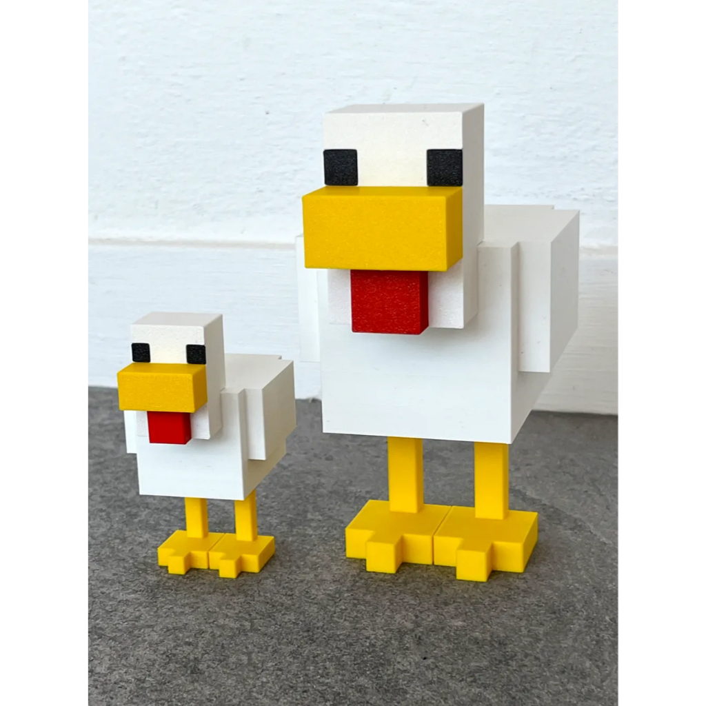 Minecraft Chicken Minecraft Game Chicken Display | Shopee Singapore