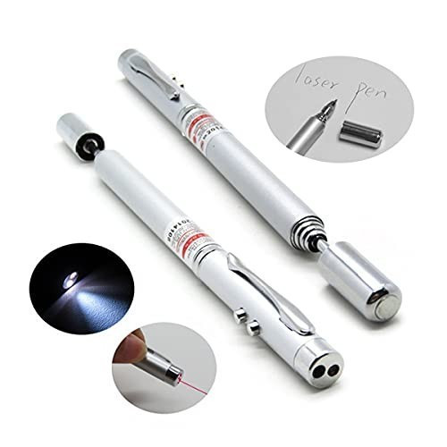 Laser Ponter 5in1 Stationery Pen Black Ink Pen Laser Pointer ...