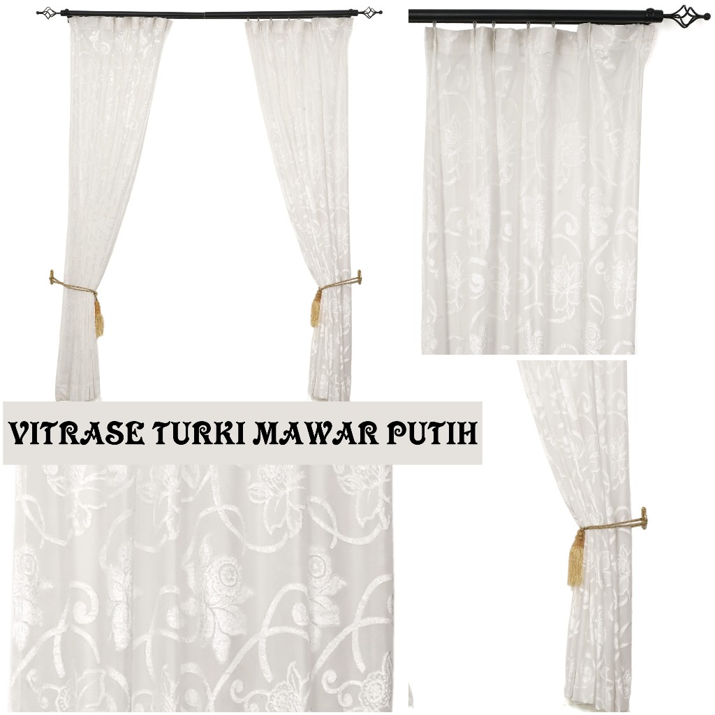 KONG VITRASE GORDEN PREMIUM MOTIF RAMBAT CANTIK TEBAL LEBAR 1 METER TINGGI 4 UKURAN MODEL LOSS - Gambar 4