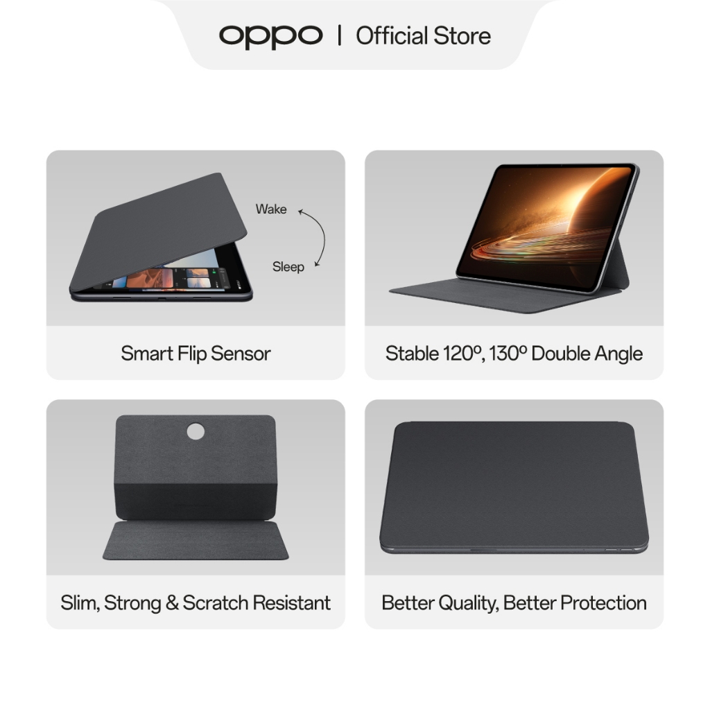 OPPO Pad 2 Smart Case - Gambar 2