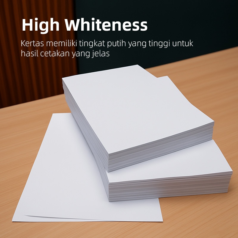 Deli Kertas HVS / Copy Paper 500 lembar A4 F4 E7770 E7760 - Gambar 3