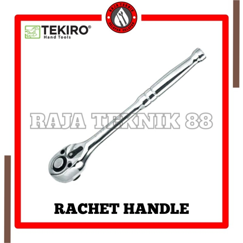 TEKIRO Ratchet Handle 1/ 2 Inch Iron Handle Ratchet Sock Handle ...
