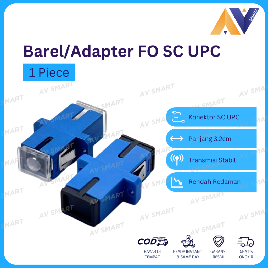 SC UPC Fiber Optic Barrel Adapter Single Mode FO Fiber Optic Barrel ...