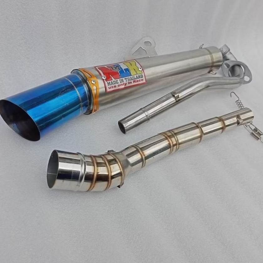 NLK Blue Exhaust muffler Exhaust pipe fat Dv110 / MV110 dj90 / Dv mv ...
