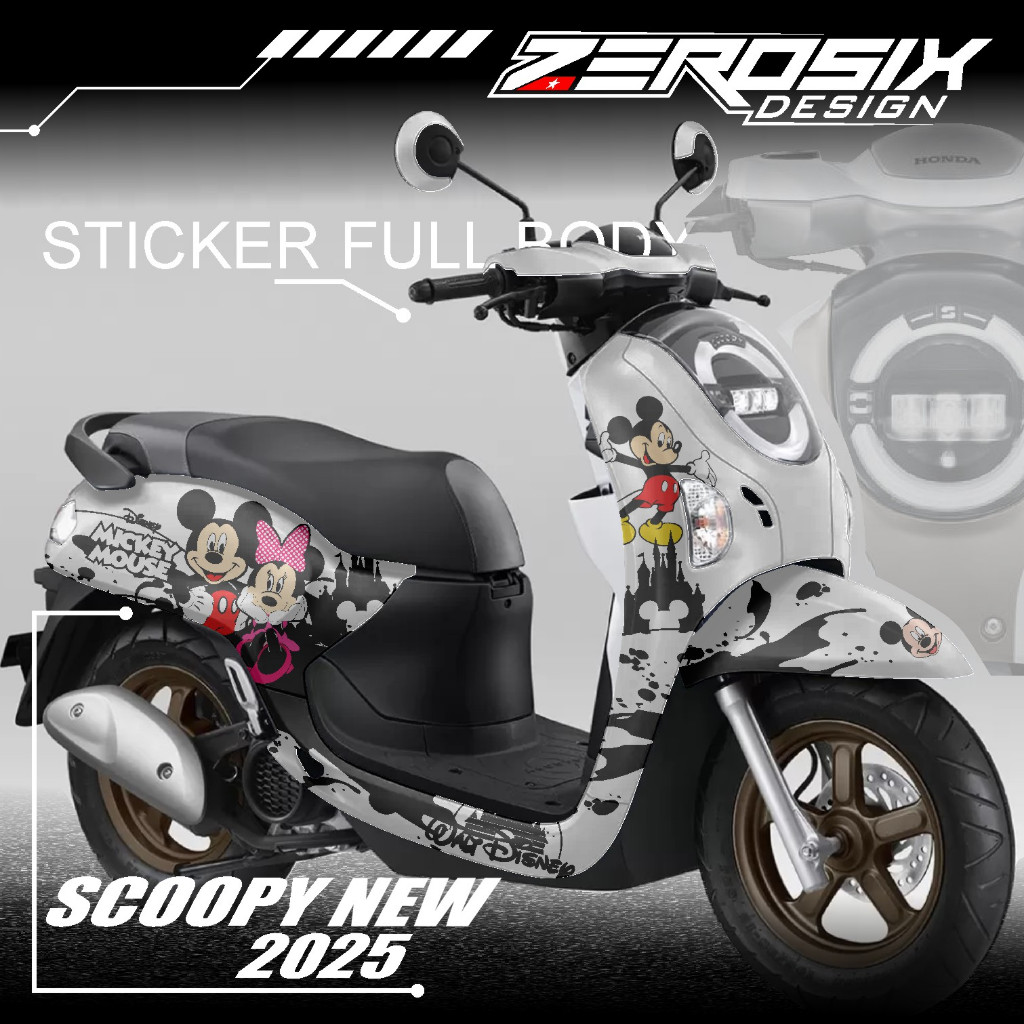 Decal Sticker All New Scoopy 2025 2026 Full Body - New Scoopy Fullbody ...