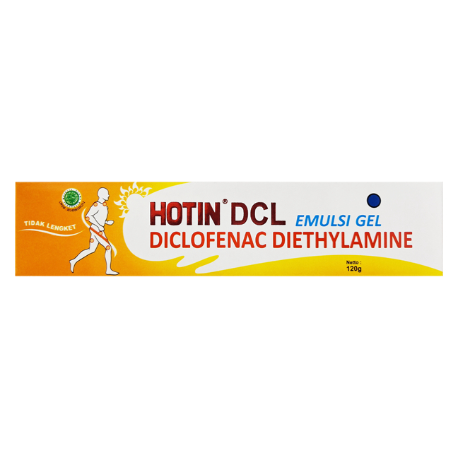 HOTIN DCL EMULSI GEL 120G / TULANG OTOT & SENDI / SALEP OTOT - Gambar 2