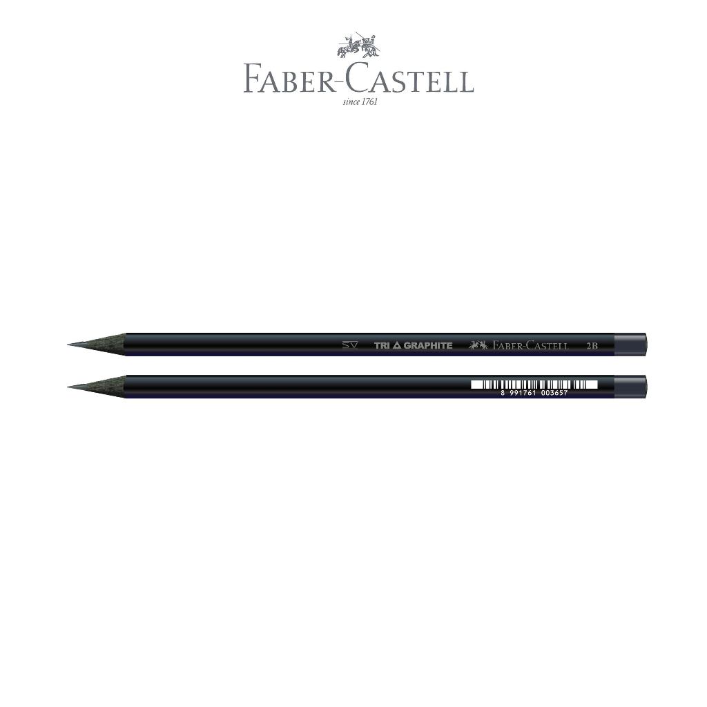 Faber-Castell Tri Graphite Metallic 12 Pensil - Gambar 4