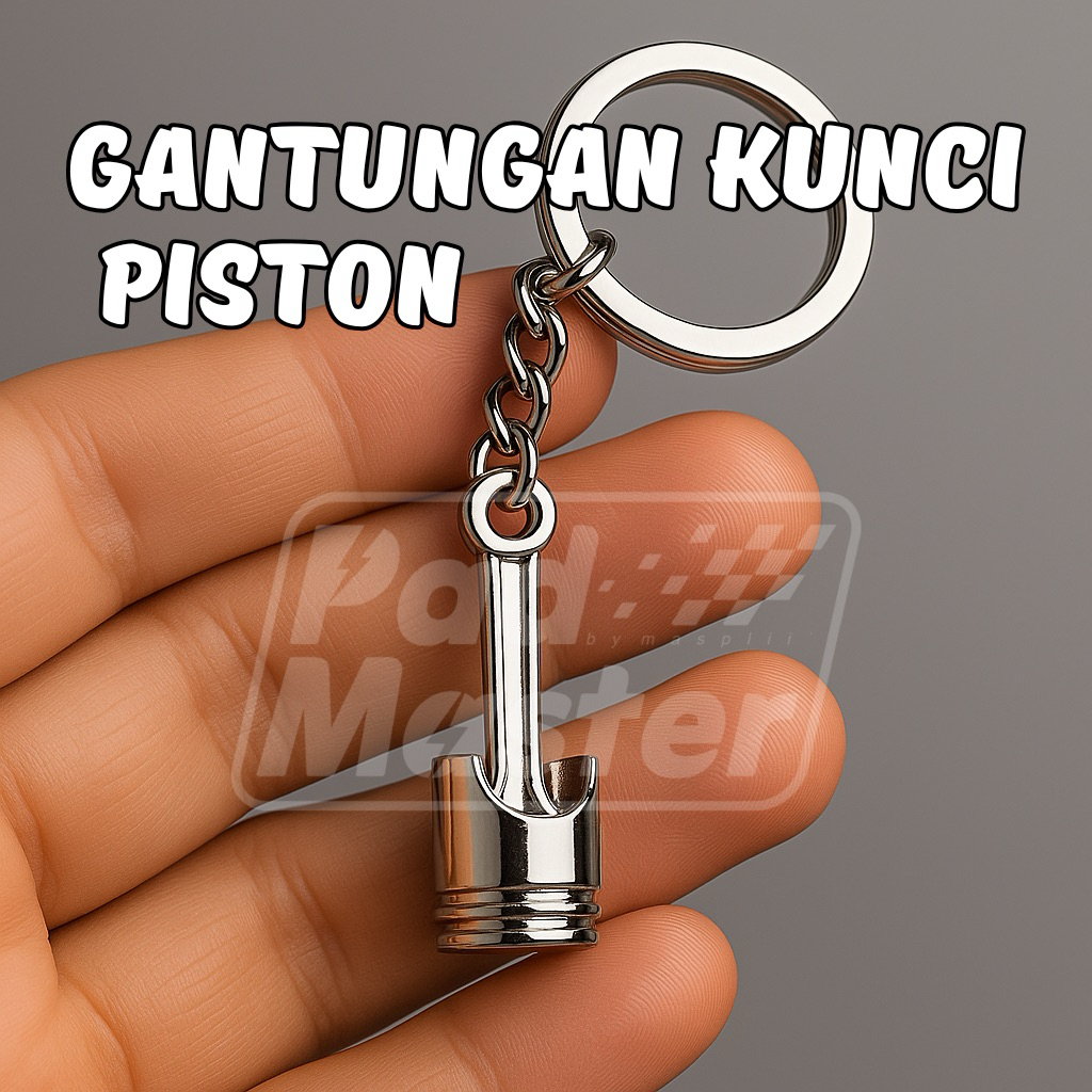 GANTUNGAN Piston Model Keychain Car Engine Keychain JDM Piston Keychain ...