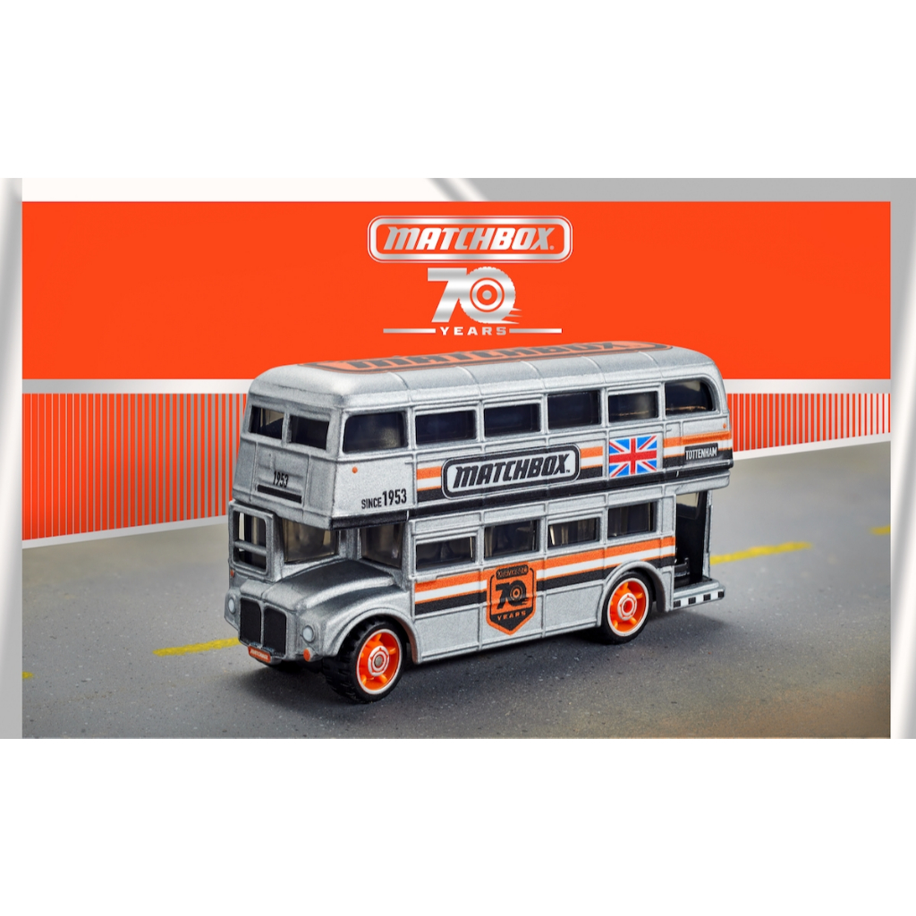 Matchbox Routemaster Bus 2023 Silver Special 70th Anniversary (FREE ...