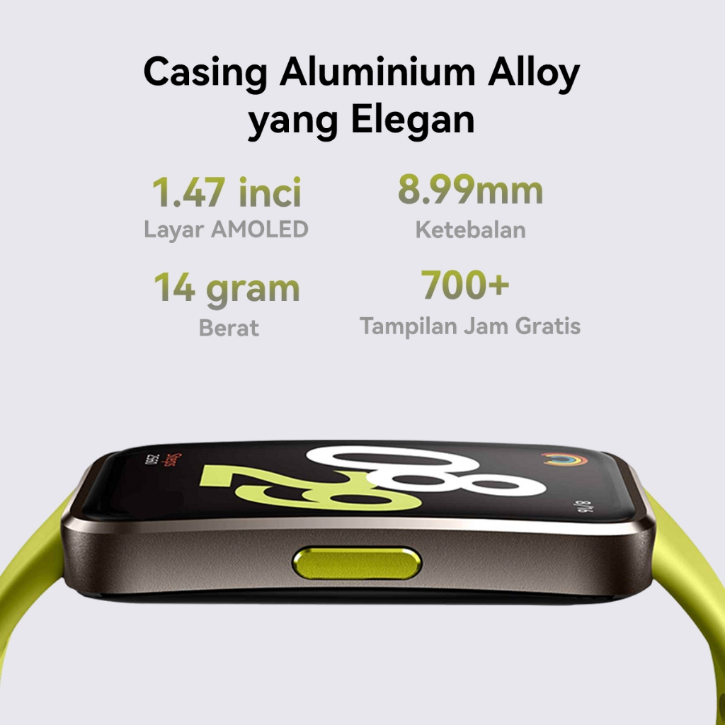 [8.8 s/d 20%*] HUAWEI Band 10 Smartband / Sleek Aluminum Alloy Case / Pro-Level Sleep Analysis / Emotional Wellbeing Assistant - Gambar 4