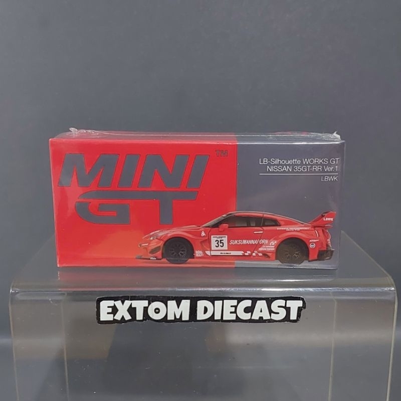 Mini GT 311 Nissan Skyline R35 LBWK Suksuwanapors | Shopee Singapore