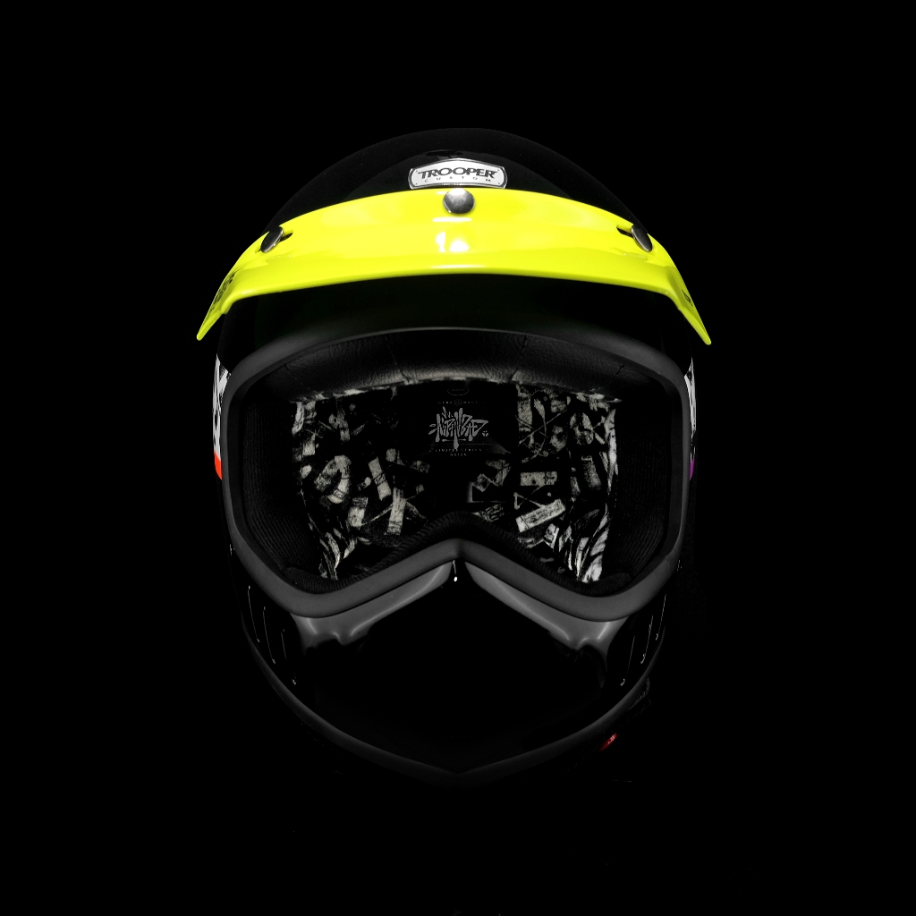 X-9 Fullface – Kolaborasi Eksklusif Trooper Custom x Alphabad : Limited Edition 12 pcs only.! - Gambar 2
