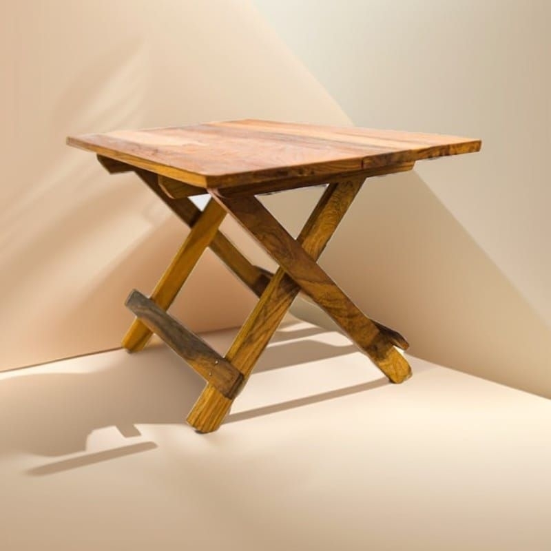 Rehal Al-Quran Folding Study Table Portable Mahogany Wood Study Table ...
