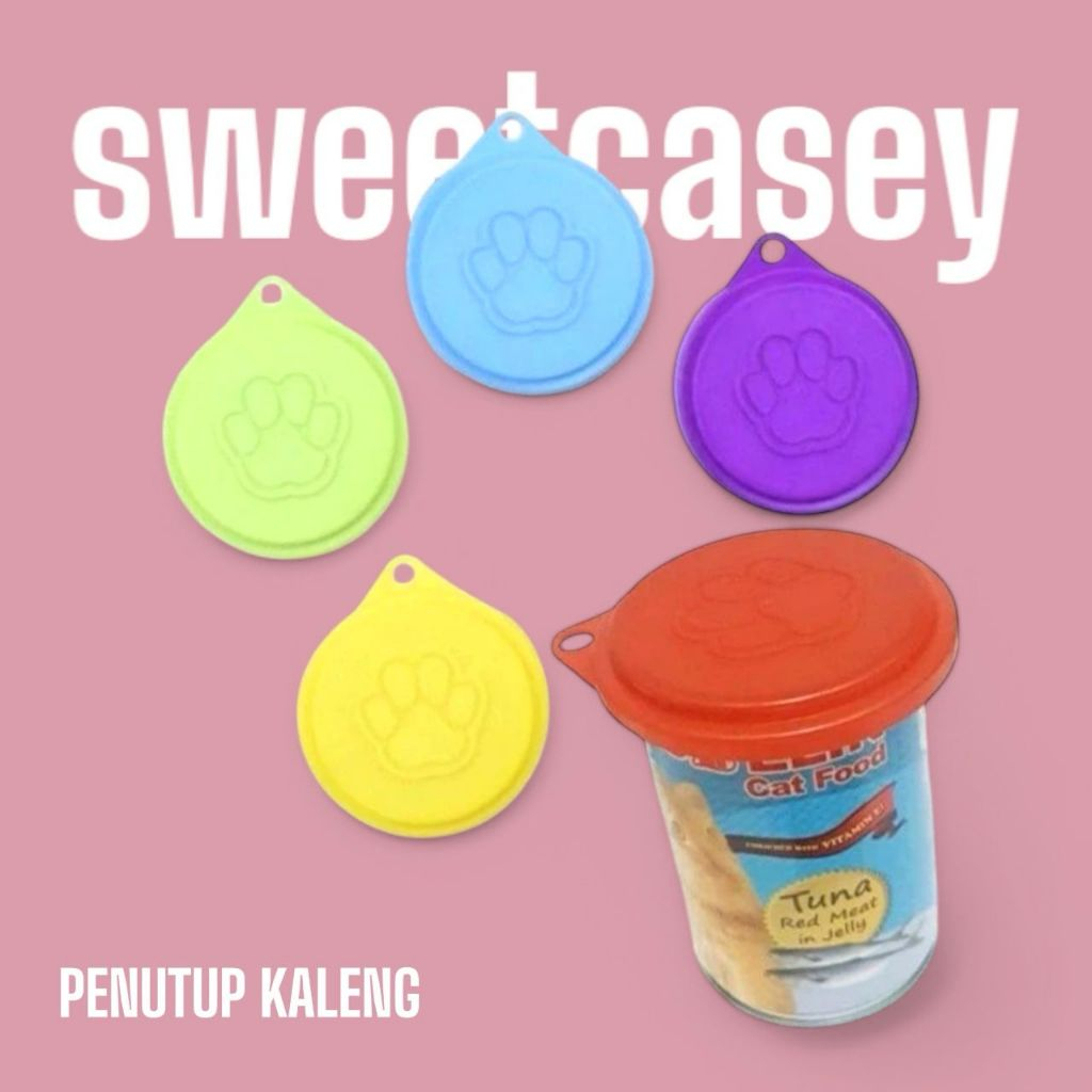 Penutup Kaleng Makanan Kucing / Penutup Kaleng Wet Food Kucing Dan Anjing