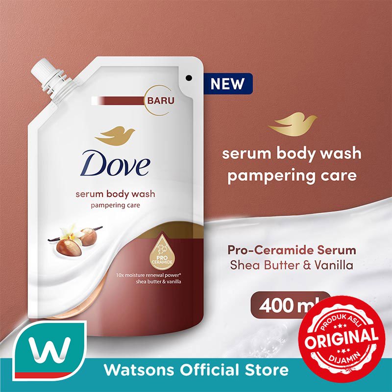 Dove Body Wash Pampering Care Pouch 400ml
