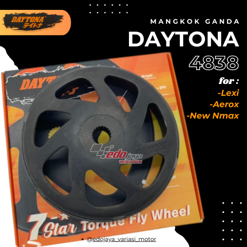 Daytona Torque Fly Wheel Aerox New Nmax Double Camping Bowl | Shopee ...