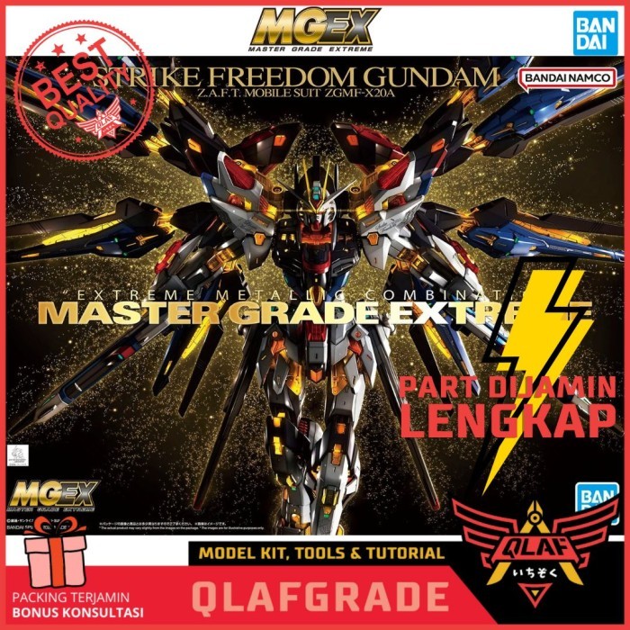 MGEX Strike Freedom Gundam Bandai 1/100 master grade MG EX | Shopee ...