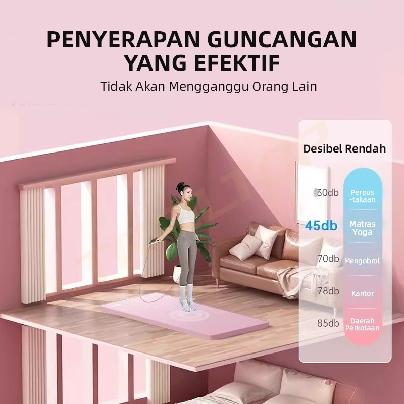 Trailtop Yoga Mat NBR Anti Slip Premium 8mm - Gambar 3