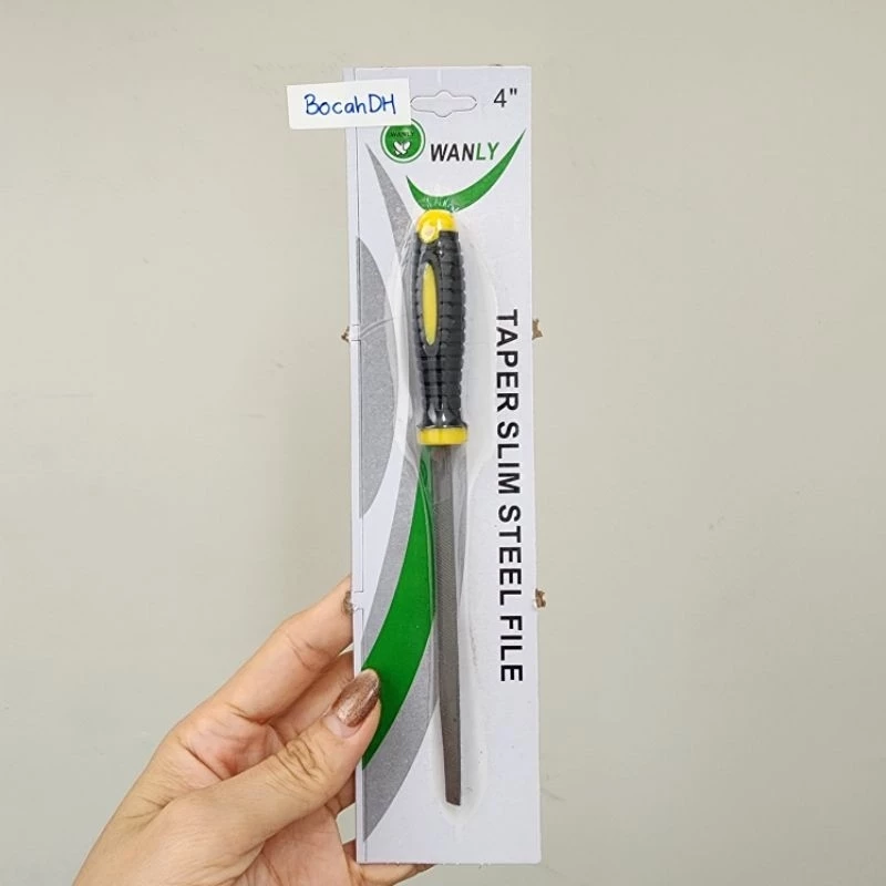 KIKIR SEGITA / KIKIR GERGAJI GAGANG KARET UKURAN 4 INCH - Gambar 3
