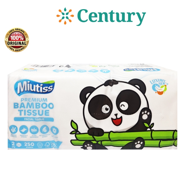 MIUTISS BAMBOO TISSUE isi 250 SHEET / TISUE / PERAWATAN RUMAH / - Gambar 3