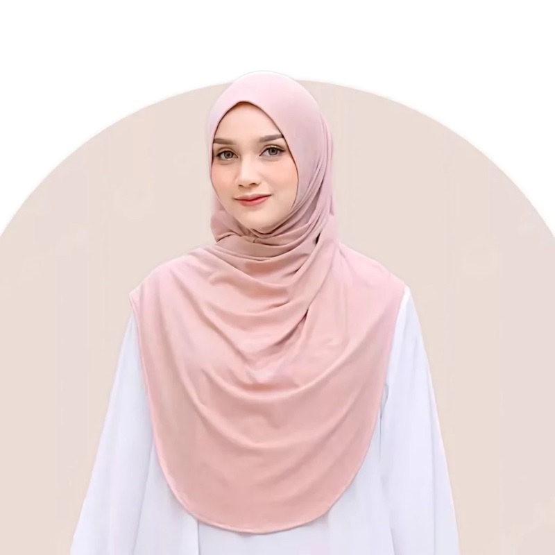 JISOO Jilbab Instan Pinguin / Hijab Instan Non Ped / Jilbab Malay - Gambar 4