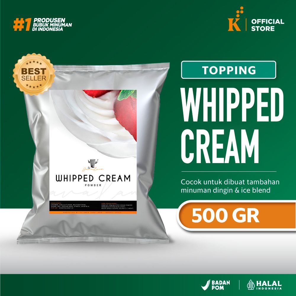 Topping Whipped Cream 500 GR | Shopee Singapore