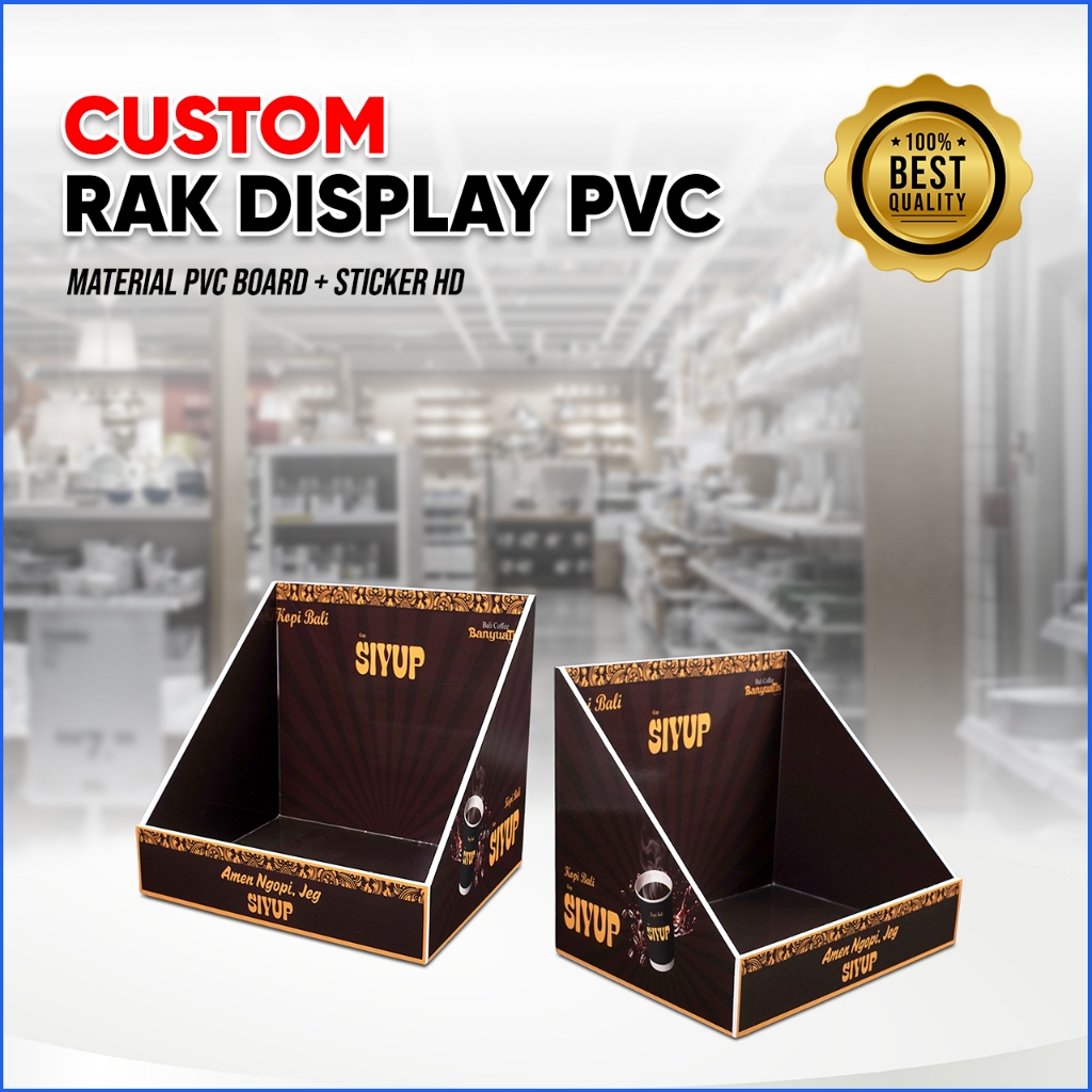 Custom Syrup Bottle Display Rack for Mineral Water Tea Coffee Packaging ...
