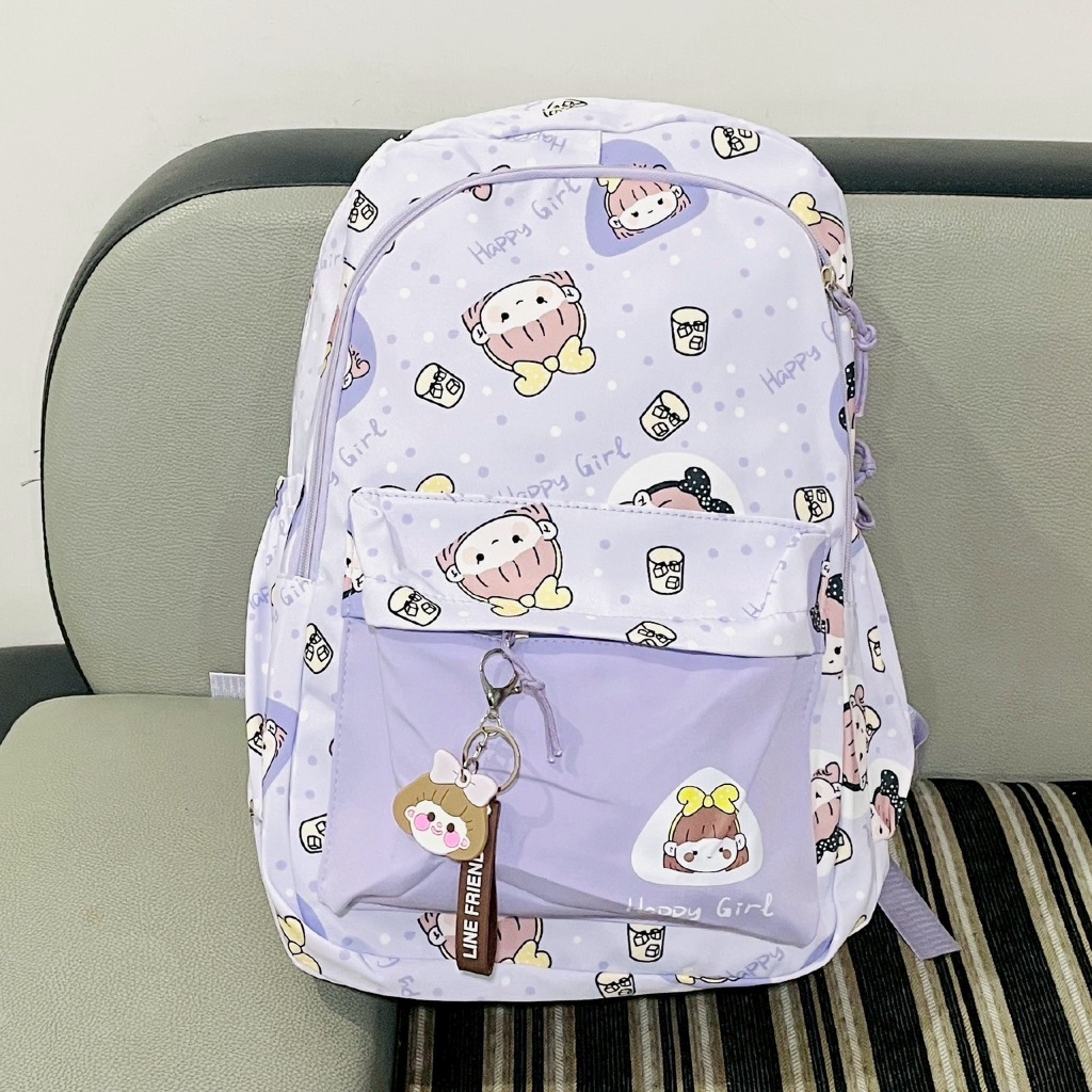 Large jumbo chibi backpack pastel premium imported original rabiGirl ...