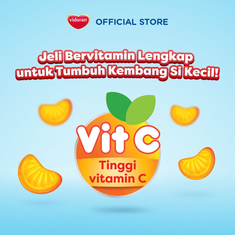 vidoran Gummy Vit C 54gr Vitamin Anak - 2 pcs (Exp : 05.2027) - Gambar 2