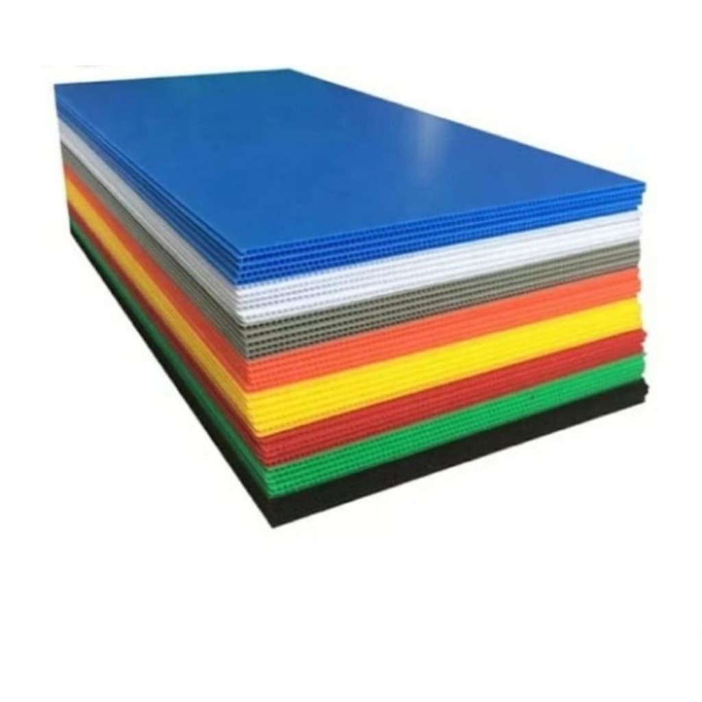 PP Corrugated Board (infraboard) size 50 x 75 cm x 3 mm - Sheet ...