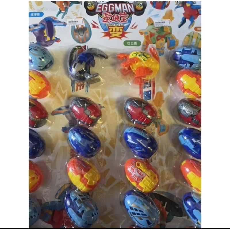 Mainan Telur Robot EggMan Mainan Edukasi