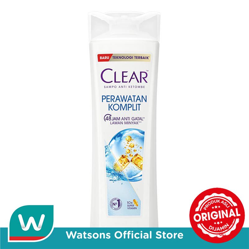 Clear Shampoo Anti Ketombe Perawatan Komplit 300ml