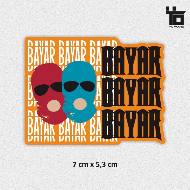 Pay PAY PAY ON STICKER/VIRAL STICKER/COOL STICKER | Shopee Singapore