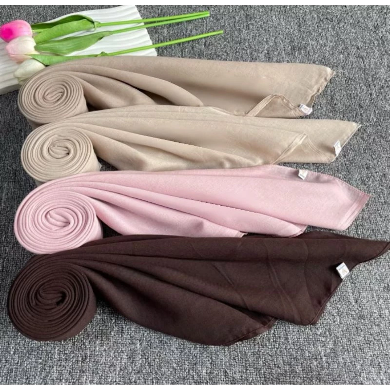 Paris jadul ORI VARISHA / SADIKA /Jilbab Segi Empat Paris Polos Import /COD - Gambar 2