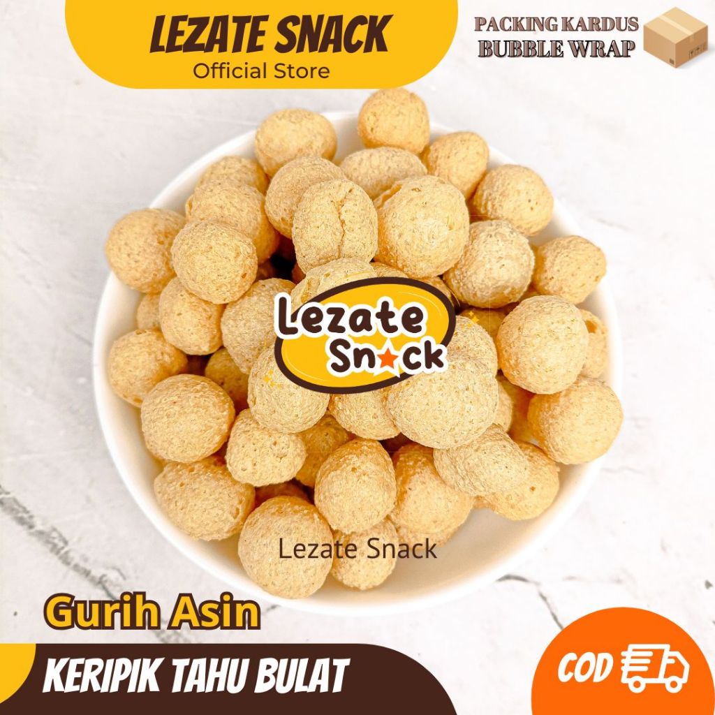 Mini Round TofuKeripik 500GR Kiloan, Savory, Crispy, Delicious Walik ...