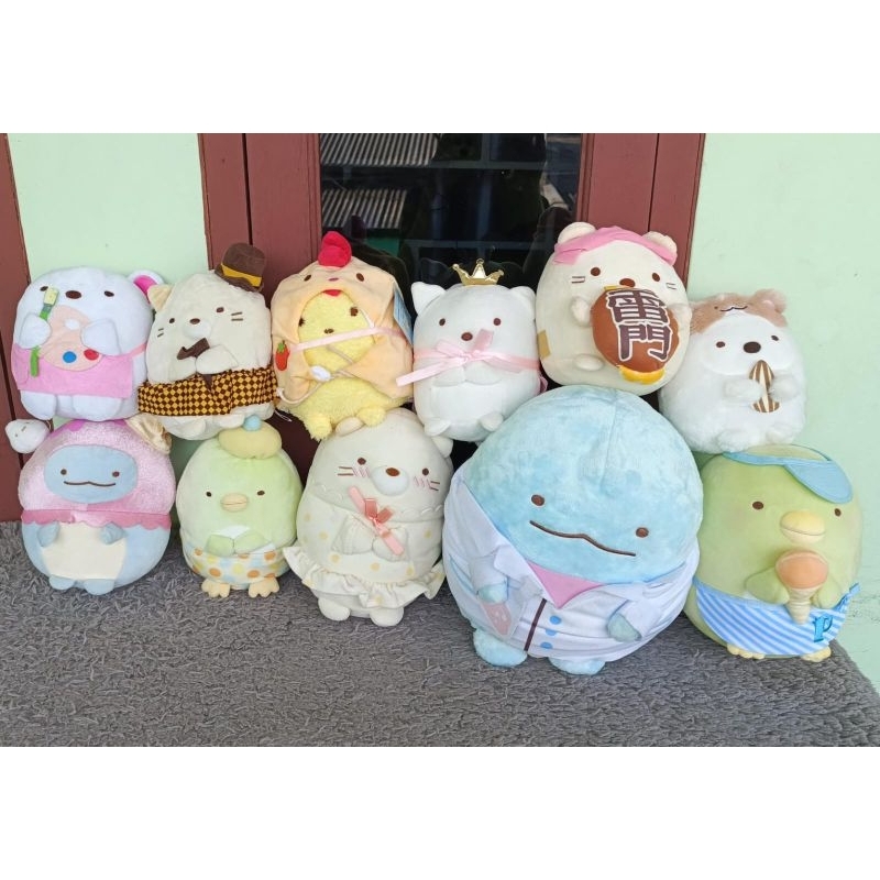 Boneka Sumiko Sumikko Gurashi San-X Kostum/ Sumikko Lembut (Tokage, Penguin, Udang)