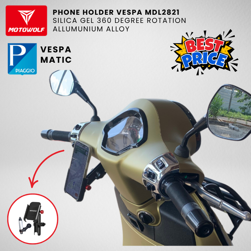 Smartphone Holder Vespa Phone Mount Phone Holder Scooter