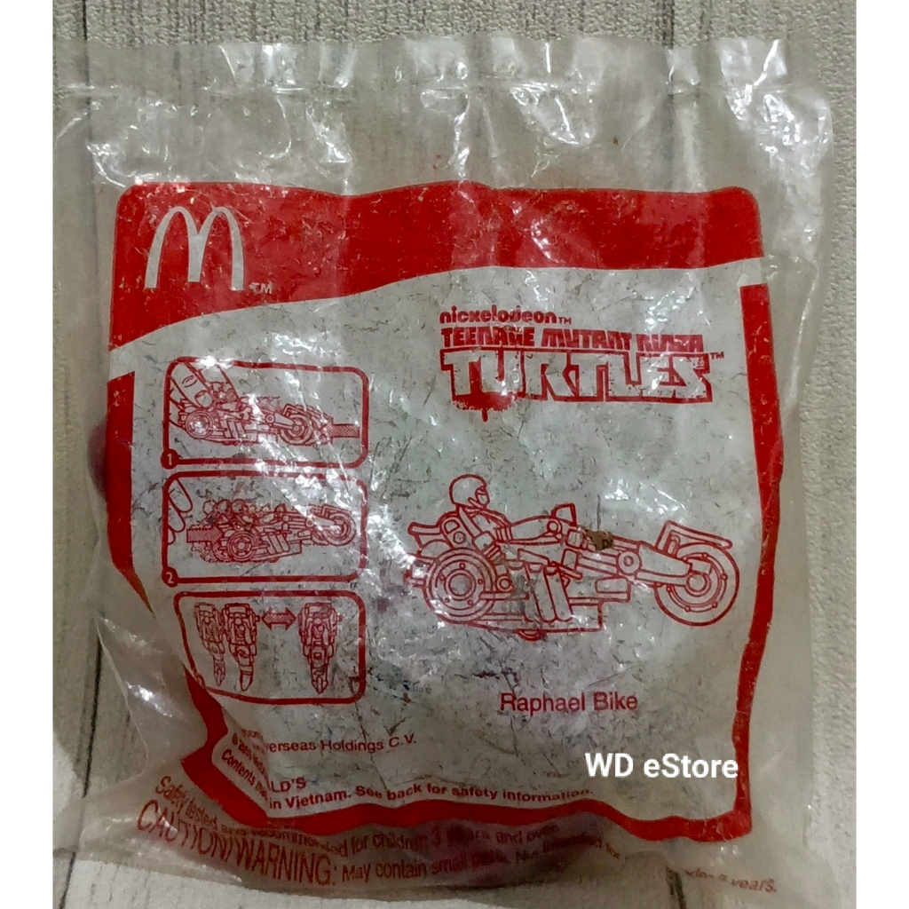 McDonald Happy Meal Toy Teenager Mutant Ninja Turtles, Raphael Bike ...