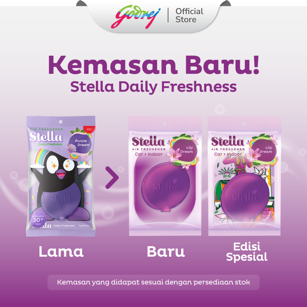 Stella Daily Freshness Car Lily Dream 7ml - Pengharum Mobil & Ruangan - Gambar 2